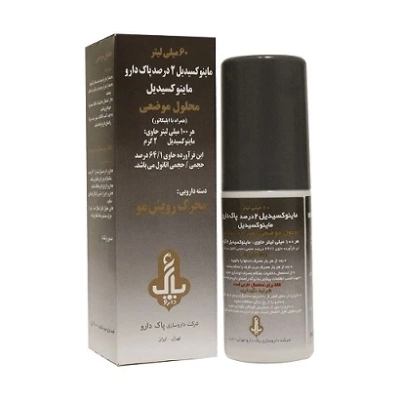 محلول موضعی ماینوکسیدیل 2% پاک دارو