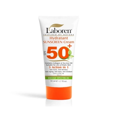 کرم ضد آفتاب بی رنگ مناسب پوست چرب لابورن Spf50