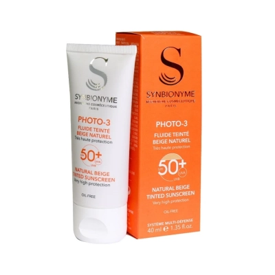 کرم ضد آفتاب رنگی با +SPF50 بژ طبیعی سین بیونیم(PHOTO-3)