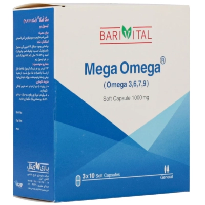 سافت ژل مگا امگا باریویتال